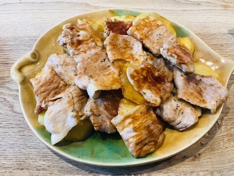 簡単　焼肉タレの豚肉巻きポテト